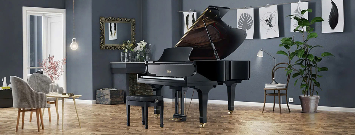 Grand Piano Essex wallpaper