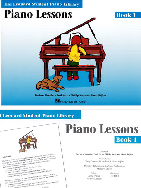 Piano Lessons – Book 1 – HAL Leonard Student Piano Library