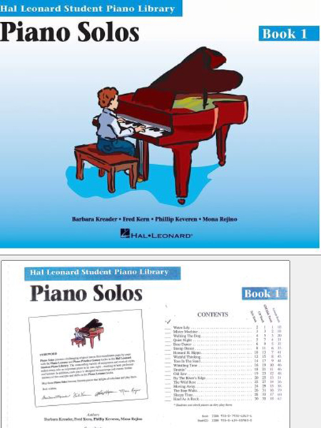 Piano Solos – Book 1 – HAL Leonard Student Piano Library