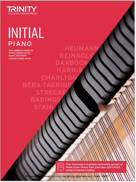 Initial Piano – 9 Additional Pieces for Trinity College London exams