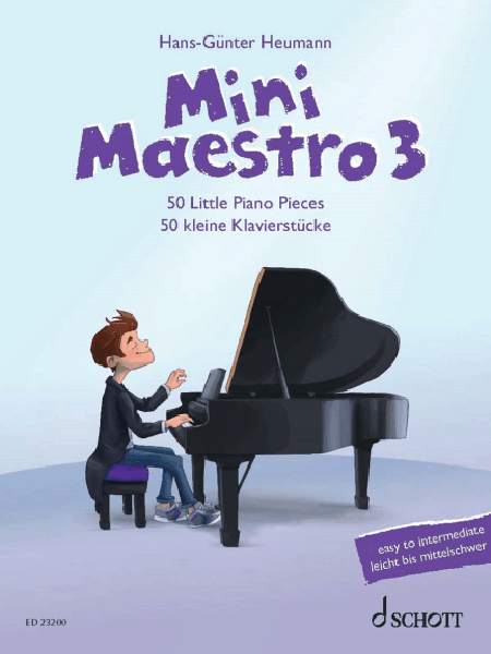 Sách “Mini Maestro 3 – 50 Little Piano Pieces par Hans-Günter Heumann”