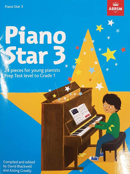 Piano Star 3 – 24 Pieces For Young Pianists Prep Test Level to Grade 1