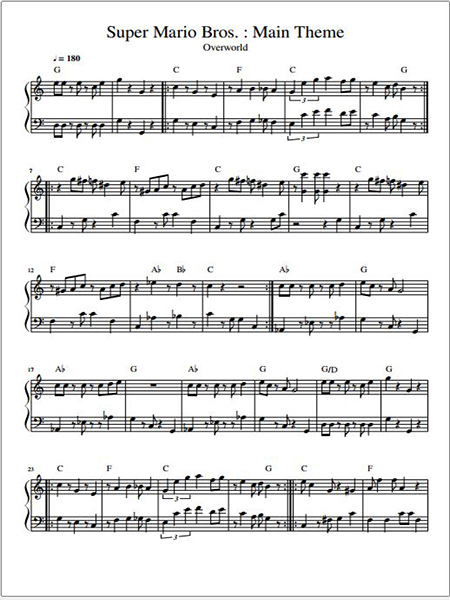 Super Mario Bros. : Main Theme