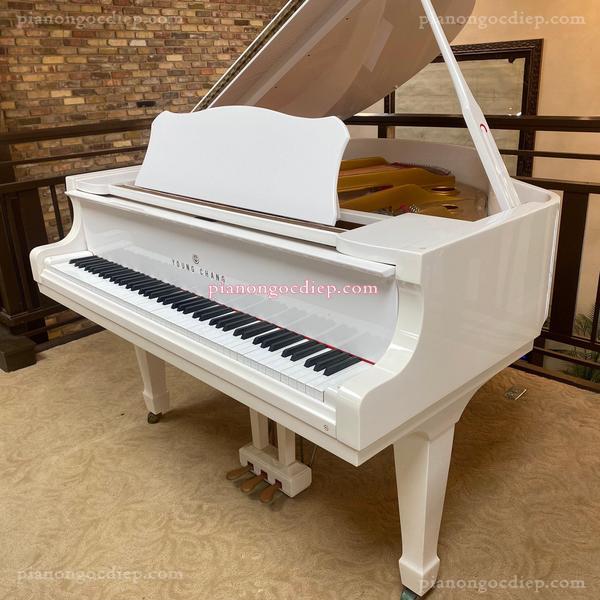 Đàn Grand Piano 1989 Young Chang Polished White [Grand Piano]