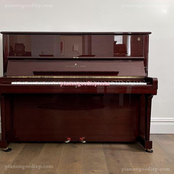 Đàn Piano Cơ Steinway Model K Mahogany Gloss