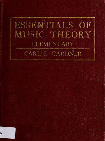 Sách Essential Music Theory By Elementary Carl E. Gardner